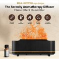 thumbnail image 2 of Bell + Howell Serenity Black 200 mL Flame Effect Essential Oil Diffuser Humidifier with Remote Control, 2 of 8