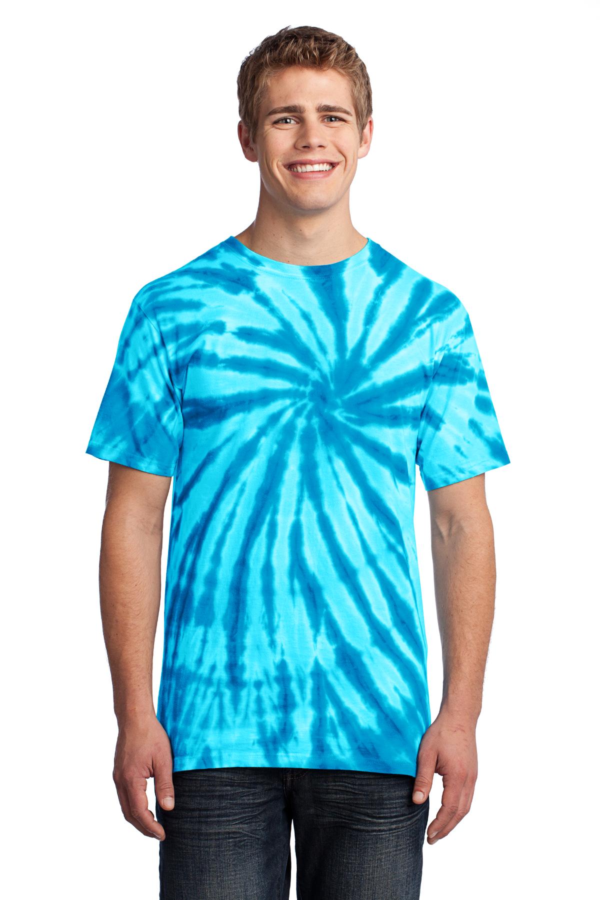 Tie-Dye Tee. Turquoise. 3XL