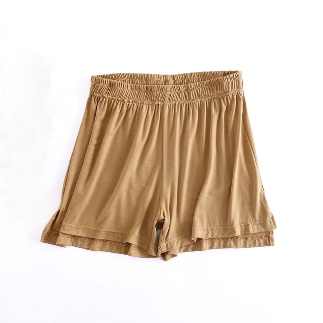 AherBiu Womens Summer Shorts Loose Fitting Elastic Waisted Comft Soft Shorts Oversized Sleeping Home Shorts