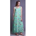 thumbnail image 4 of Bimba Robe de Nuit en Rayonne pour Femmes Maxi Imprimée Tenue de Sommeil Robe de Nuit-TP, 4 of 5