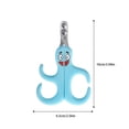 thumbnail image 2 of Devilfish Shape Cat Dog Nail Clipper Angled Trimmer Set Circular Cut Hole Design For Pet Grooming Beginners And, 2 of 3