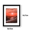 thumbnail image 3 of EGNMCR Christmas Decorations, Christmas Tree ornaments, Christmas Gifts New PVC Photo Frame Transparent Picture Frame 1-pc Photo Hanging Wall And Table Use Decorative Painting p vc photo f rame, 3 of 6