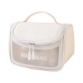 thumbnail image 2 of Vaidha Translucent Cosmetic Bag, Cosmetic Bag Set Frosted Translucent PVC With Zipper Handle Portable Travel Bag, Hangable And Handy Cosmetic Bag, 2 of 6