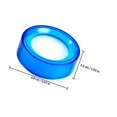 thumbnail image 2 of HAMPPLIES 3 Pcs Round Counting Sponge Blue Plastic Moistener for Bank Personnel, 2 of 7