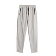 thumbnail image 2 of Ceisia Pantalon Décontracté Ample Uni pour Homme Taille Élastique à Cordon de Serrage Sport Cadeau Travail, 2 of 9
