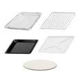 thumbnail image 2 of Kalorik MAXX High Heat 600°F Air Fryer and Pizza Oven with Pizza Stone, in Stainless Steel (AFKA600PZB43), 2 of 9