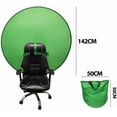 thumbnail image 2 of Green screen background, green screen for photo, foldable background, 142 cm diameter, with carrying bag, 2 of 5