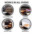 thumbnail image 3 of Non-Stick Oven Protector Mat - Heavy Duty Nonstick Oven Rack Liners to Protect Convection, Electric, Gas, & Microwave Ovens - BPA & PFOA Free Heat Resistant Baking Mat, 3 of 4