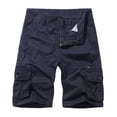 thumbnail image 1 of Pisexur Shorts Cargo pour Hommes Coupe Décontractée à Multiples Poches Short Classique d'Extérieur pour Hommes, 1 of 3