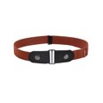 thumbnail image 2 of facefd Ceinture Sans Boucle Invisible Alliage Mode Durable Commodité Élastique Unisexe Homme Multicolore Accessoire DIY Jeans Bande Tan, 2 of 9