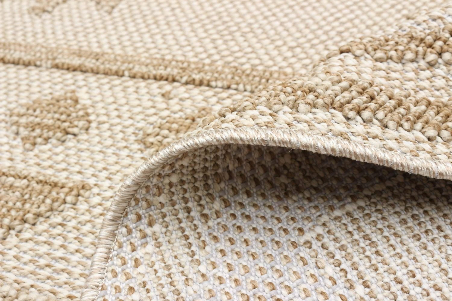 ECARPET Jute Style Area Rug for Bedroom, Living Room, Dining Room Finley Collection