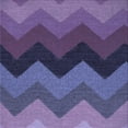 thumbnail image 1 of Ahgly Company Tapis d'Intérieur Lavable à la Machine, Carré, Transitionnel, Bleu Ardoise Moyen, Tapis de Zone, 8 Pieds Carré, 1 of 7