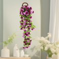 thumbnail image 1 of Clearance! KITTEHIGM Roses Hanging Flowers Artificial Decorations Silk Roses Faux Hanging Plants Faux Hanging Roses Hanging Artificial Flowers Pallet Sales Today’S Deal, 1 of 6