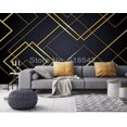 thumbnail image 2 of Papier Peint 3D Golden Lines Series SKU# WAL0116, 2 of 10