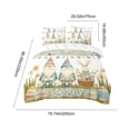 thumbnail image 3 of Fridja Easter Décorations Ensemble de Literie Intérieur Trois Pièces Mignon Drap de Lit Imprimé Numérique pour Enfants Literie Textiles pour la Maison, 3 of 5