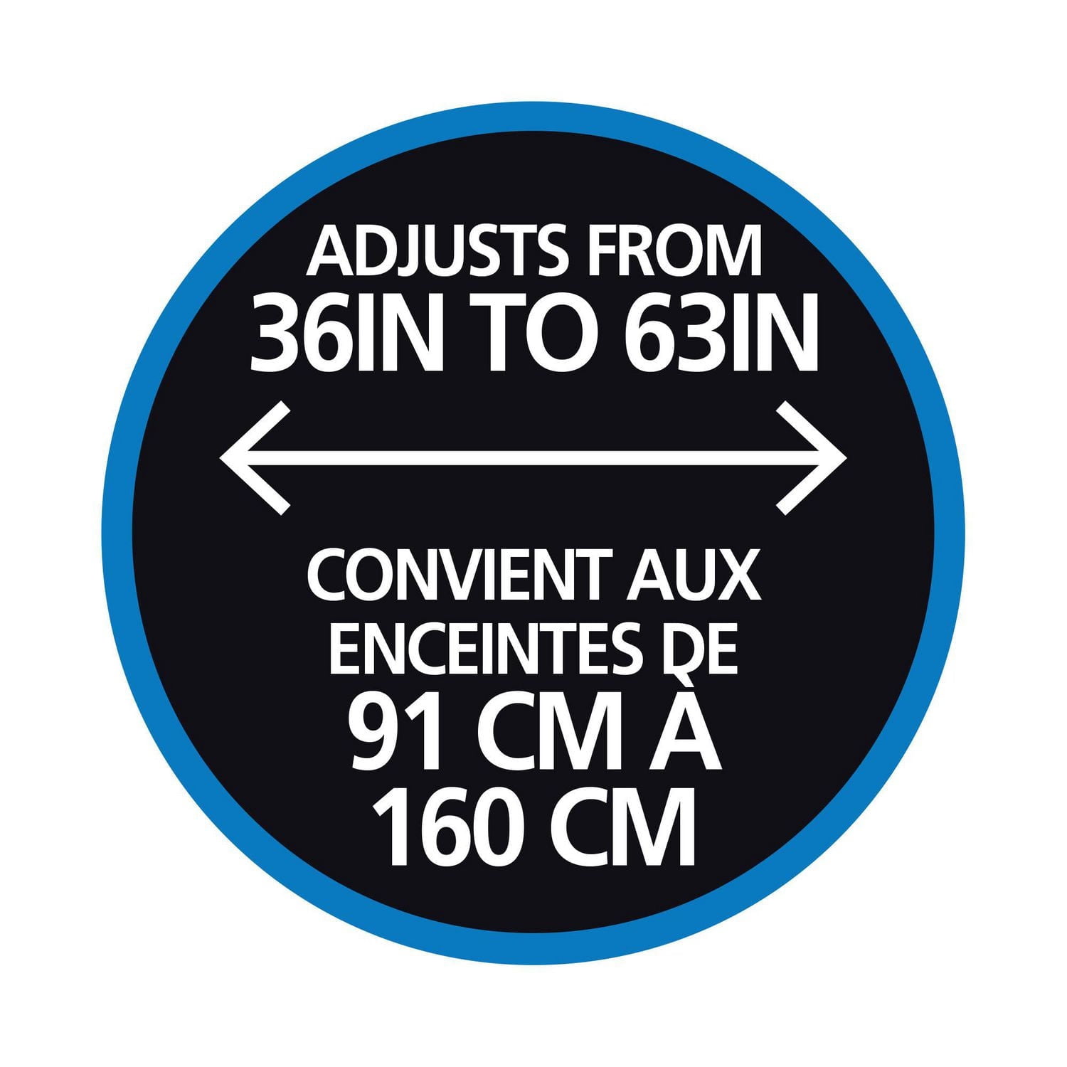 Tringle de rideau de douche à tension ajustable Mainstays Easy Up, sans outils nécessaires
