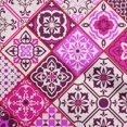 thumbnail image 1 of oneOone Cotton Silk Dark Magenta Fabric Abstract Traditional Sewing Craft Projects Fabric Prints By Yard 42 Inch Wide, 1 of 4