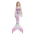 thumbnail image 3 of Wangsaura Girls Swimsuit, Princess Bikini Set 3 Pieces Bathing Suit Cosplay Costume, 3 of 9