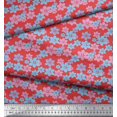thumbnail image 3 of Soimoi Cotton Poplin Fabric Artistic Floral Decor Fabric Printed Yard 42 Inch Wide, 3 of 3
