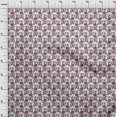 thumbnail image 3 of oneOone Cotton Cambric Fabric Leaves & Floral Block Print Sewing Fabric BTY 56 Inch Wide, 3 of 4