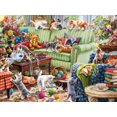 thumbnail image 3 of Ceaco Kitty Chaos 500-Piece Interlocking Jigsaw Puzzle for Adults Ages 14+, 3 of 6