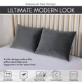 thumbnail image 3 of AeroSoft 2-pack vers le Bas Alternative Remplissage Coton Grand Oreillers en Gris, 3 of 12