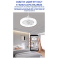 thumbnail image 4 of Ventilateur de Plafond Bas Moderne avec Lumières, Télécommande Bluetooth Contrôle par Application, 6 Vitesses, Réglable Dimmable 3000K 6500K, Moteur Silencieux, Fonction Recul avant, Installation Facile, 4 of 8