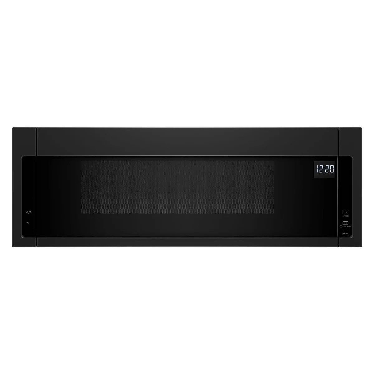 Whirlpool 1.1 cu ft.Low Profile Over-the-Range Microwave Hood Combination - 400 CFM black