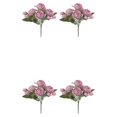 thumbnail image 4 of Youkk 2pcs Easy To Clean – Realistic Appearance – Artificial Flowers For Wedding purple 2Set, 4 of 6