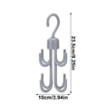 thumbnail image 3 of A Double Layer Rotating Hook Multi Functional Bag Scarf Hanger Home Wardrobe Tie Rack Scarf Belt Storage Rack, 3 of 5