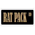 thumbnail image 1 of SignMission SS-Rat 4 x 18 in. Street Sign - Rat Pack - Poster Dean Sands Sinatra Sammy, 1 of 1