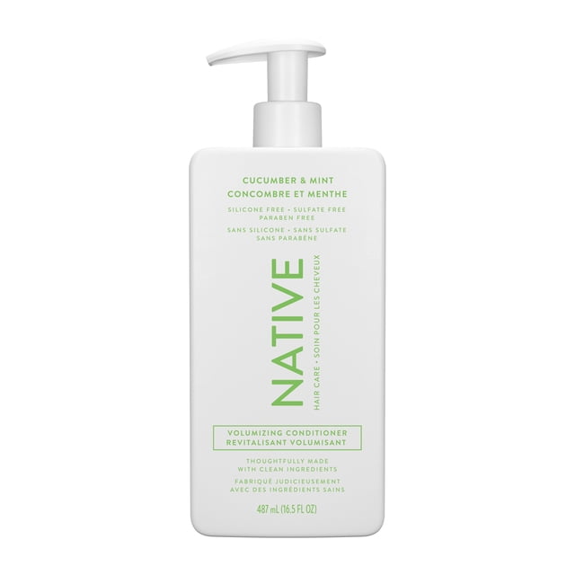 Native Revitalisant Volumisant, Concombre & Menthe, Sans Sulfate & Parabène