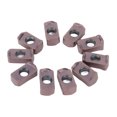 thumbnail image 2 of Turning Blades, Easy Storage Wear Resistance Carbide Finishing Inserts Low Friction Coefficient Long Service Life  For Steel, 2 of 8