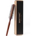 thumbnail image 1 of BESTOOL Petite Brosse Ronde pour Cheveux Courts, Brosses Rondes pour Cheveux pour le Séchage au Sèche-Cheveux, Brosse à Barbe pour Hommes, Brosse de Coiffage Professionnelle pour Lisser, Boucles, Frange (Brun Rougeâtre), 1 of 7