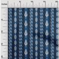 thumbnail image 1 of oneOone Viscose Chiffon Fabric Stripe Ikat Print Sewing Fabric BTY 42 Inch Wide, 1 of 1