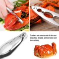 thumbnail image 4 of 9PCS Seafood Tools Set Crab Lobster Crackers Forks Opener Shellfish Lobster Crab Leg Sheller Stainless Steel Nut Cracker Sets, 4 of 10