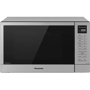 Panasonic NN-SN68KS Compact Microwave Oven with 1200W Power, Sensor Cooking, Popcorn Button, Quick 30Sec &amp; Turbo Defrost, 1.2 cu.ft, Stainless Steel