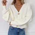 thumbnail image 2 of Lace Cardigan for Women Ladies Front Open Sweater Fall Clothes for Women Sweater Long Sleeve Sweater Cardigans for Women Tan Cardigan Button Fitted Long Cardigan Sweater Fall Clothes for Women Work, 2 of 4