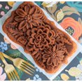 thumbnail image 3 of Nordic Ware Wildflower Loaf Pan, 6-Cup, Toffee, 3 of 5