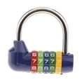 thumbnail image 2 of TISHITA Assorted Zinc Alloy 5 Dial Digit Combination Padlock Password Portable, Easy to 6.5x6.5cm, 2 of 7