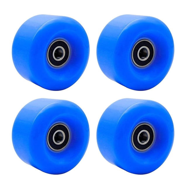 tredstone Inline Skate Wheel PU Wear-Resistant 58mm 82A Wheels Replacement Blue