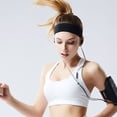 thumbnail image 2 of kurtrusly Comfortable To Wear Headband Absorbent Sweatband For Sports And Workouts Wide Application Green, 2 of 6