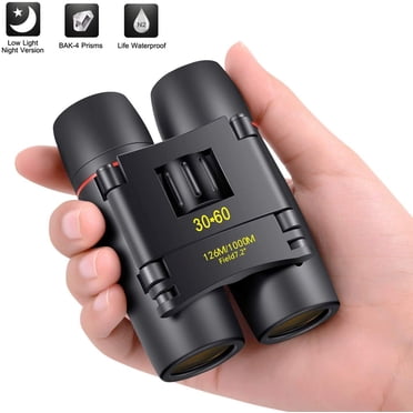 APPIE 30x60 Small Compact Binoculars for Adults Kids, Mini Binocular for Traveling Sightseeing Bird Watching, Night Vision Binoculars for Concert Theater Opera