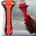 thumbnail image 2 of 2-in-1 Car Emergency Safety Hammer, Built-in Carbon Steel Window Breaker and Seatbelt Cutter, Auto Escape Rescue Glass Breaking Tool Kit, 2 of 6