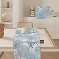 thumbnail image 4 of Table Cloth Clearance Coastal Beach Tablecloth Sea Animals Summer Theme Nautical Sea Satrfish Theam Summer Ocean Home Decor For Table Dining Room Kitchen, Home Textile Table Cloth, 4 of 4