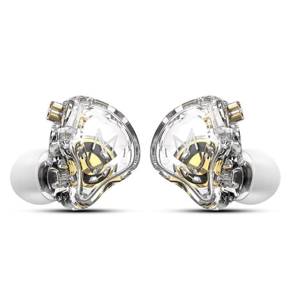 Maoww TRN MT1 Headphones Sweatproof Painless Earphones Running Headset Silicone White without Mic 1Set