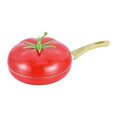 thumbnail image 3 of Tnarru Non Stick Frying Pan Pancake Pan with Handle Saucepan Home with Lid Cookware Induction Cooker Compatibility Fry Pan Tomato Shaped, 3 of 8