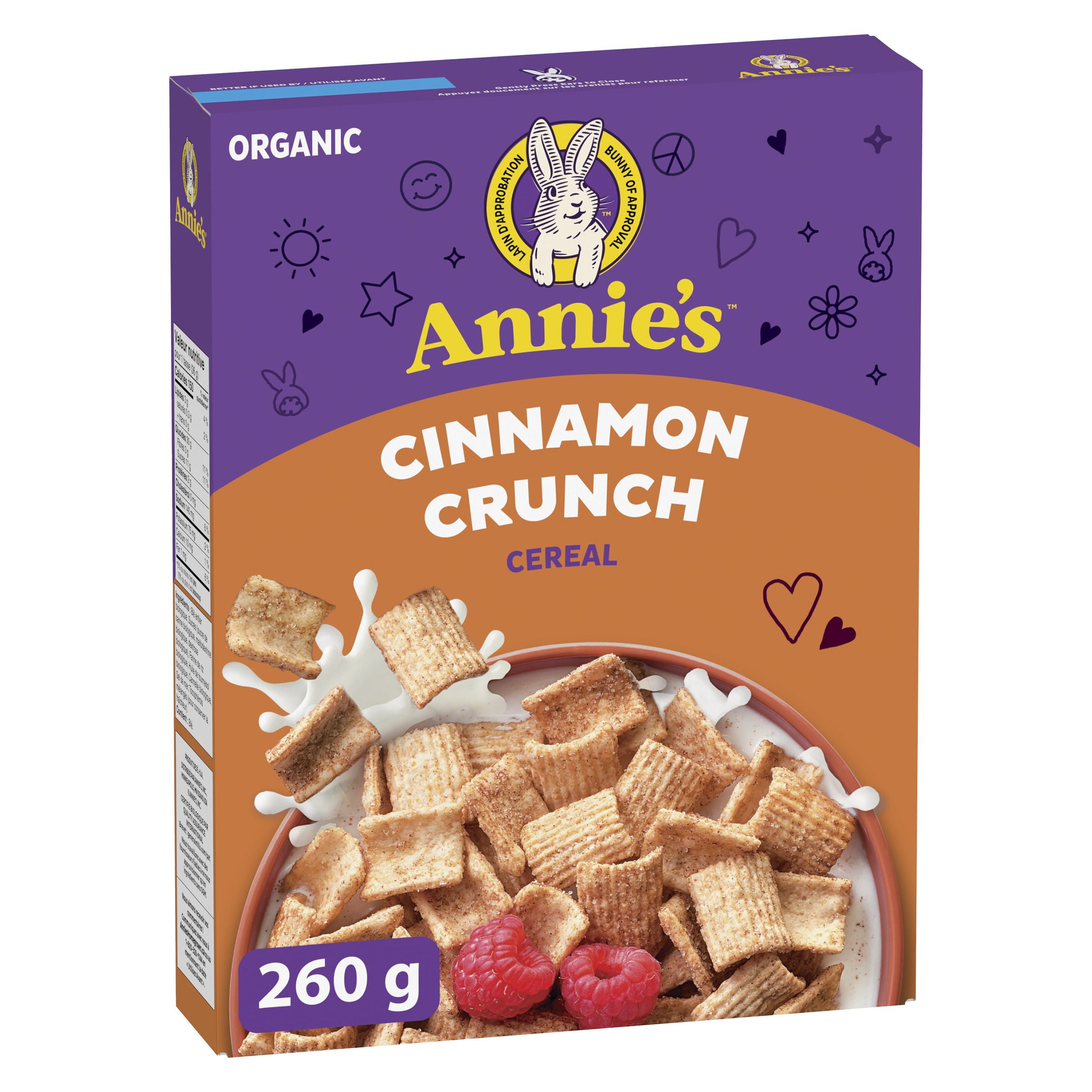 Annie’S Biologique Céréales Croquant À La Cannelle