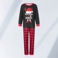 thumbnail image 4 of 2 Pièces Assorties Ensemble Lettre Imprimé Patchwork Homewear Costumes (Noir S Hommes ), 4 of 8