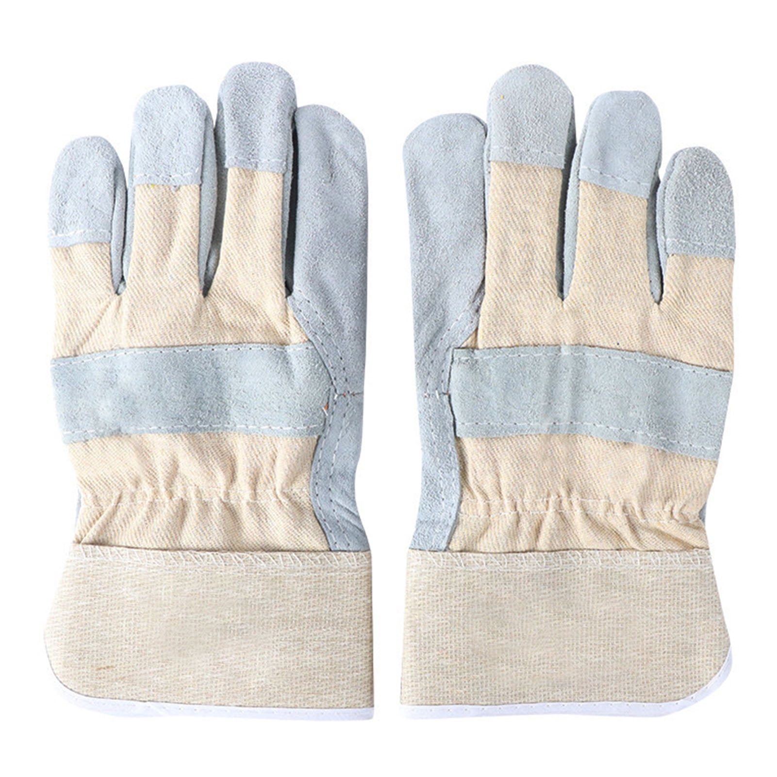 Work Gloves, Cowhide Welding Gloves Temperature   For Transportation